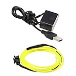 Холодный неон готовый комплект! 5 м + инвентор USB