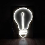 Светильник из Неона Лампочка 43см*66см