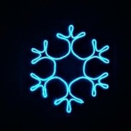 Снежинка из гибкого неона